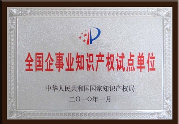 全國企事業(yè)知識產(chǎn)權試點單位
